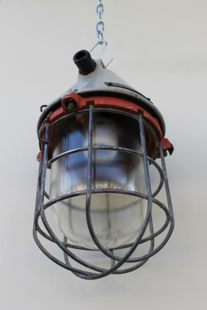 EOW BunkerlampeFabriklampeDDR IndustrielampeEx Lampekleine Version 