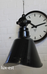 1 of 15 "TAUCHA GREEN " Industrie Fabrik Lampe Bakelit Gitter Industrial Lamp