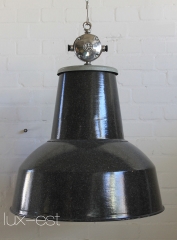 'OSTRAVA' Fabrik Design Industrie Lampe Emaille Vintage Loft