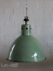 'SPRING' Fabrik Lampe Industrie Design Emaille VERKAUFT