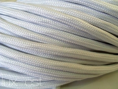 1m Textilkabel WEISS Stoff Kabel Stoffummantelt 2 x 0,75 mm2