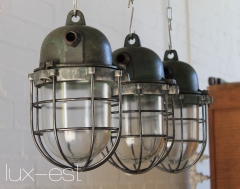 "THALE XS ORIGINAL" Industrielampe Fabrik Bunkerlampe 