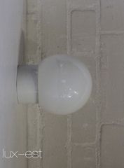 'LEUNA XS OPAL' Bauhaus Design Deckenlampe Fabrik Lampe Opalglas